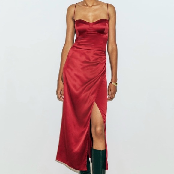 REFORMATION Marguerite Silk Dress - Picture 1 of 6